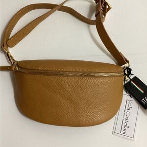 Viola Castellani Tan Crossbody Bag